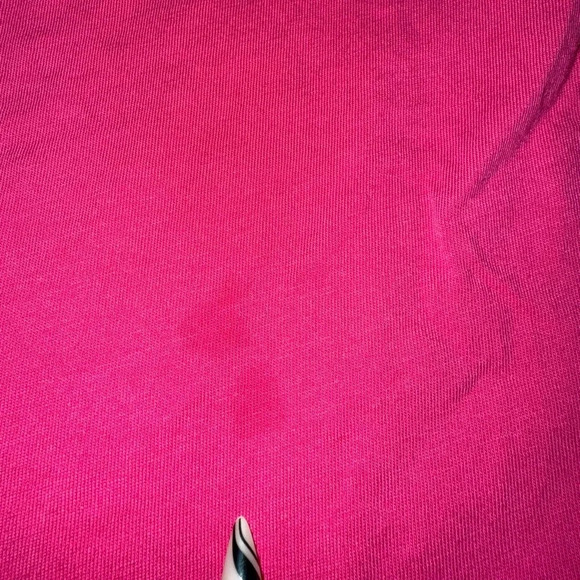 Carters kid pink tee shirt with silver glitter shoulder - Picture 4 of 6